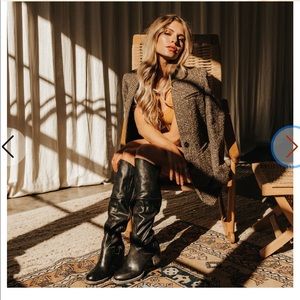 Calgary black freebird boots